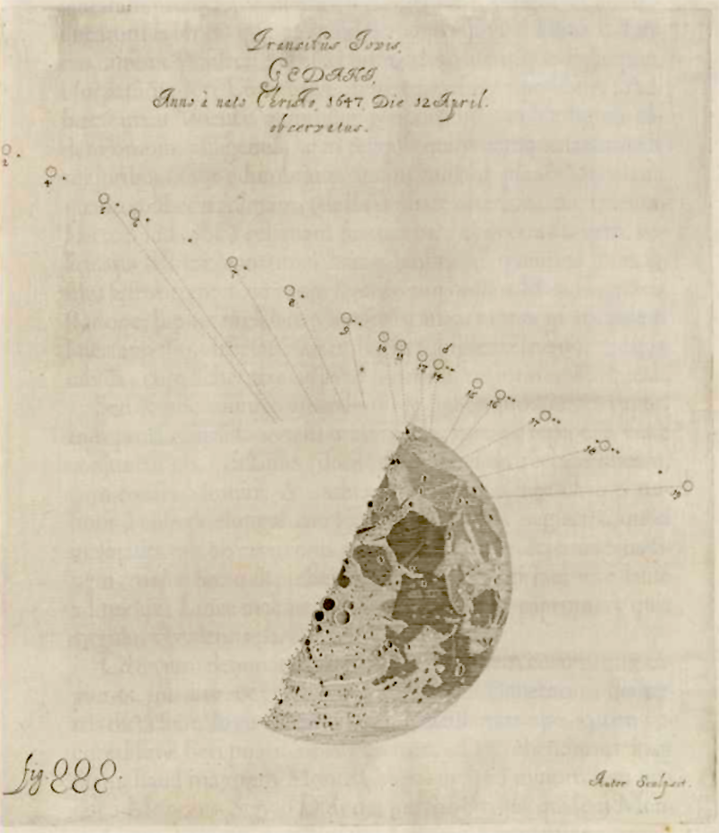 Johannis Hevelii Selenographia - transitus jovis-757