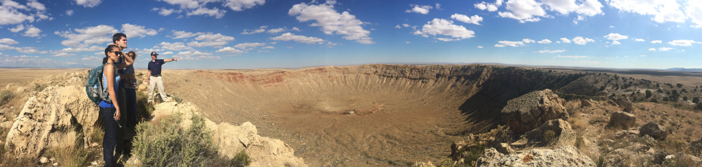 Nerd Brigade at Meteor Crater