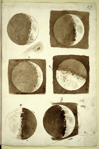 Galileo's notebook drawings