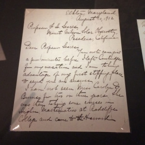 Letter from Cannon to Seares
